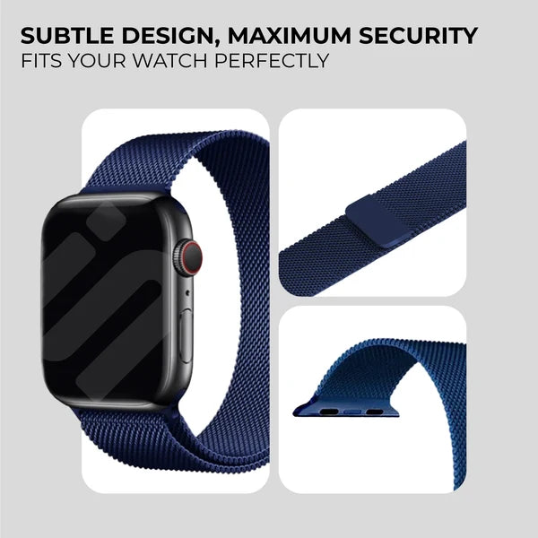 Apple Smartwatch Band Milanese Strap Blue