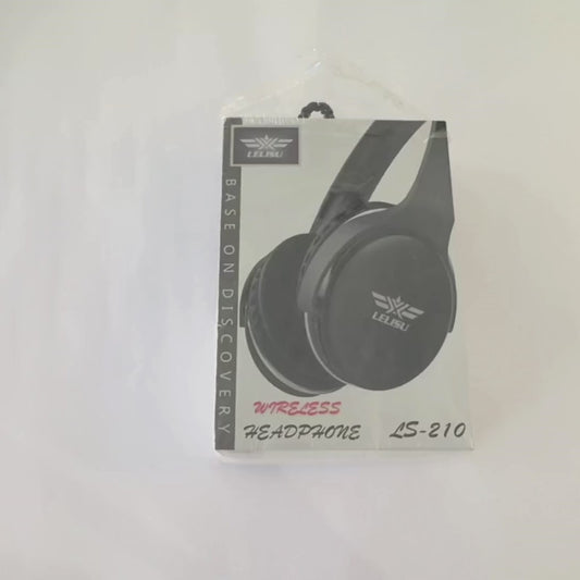 Lelisu LS-210 Wireless Headphones | Deep Bass, Noise-Canceling & Long Battery Life