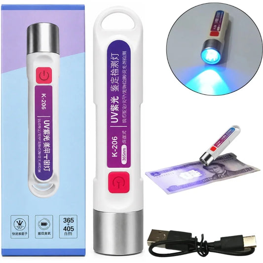 Currency Authenticity Checking Device Pen UV Rays