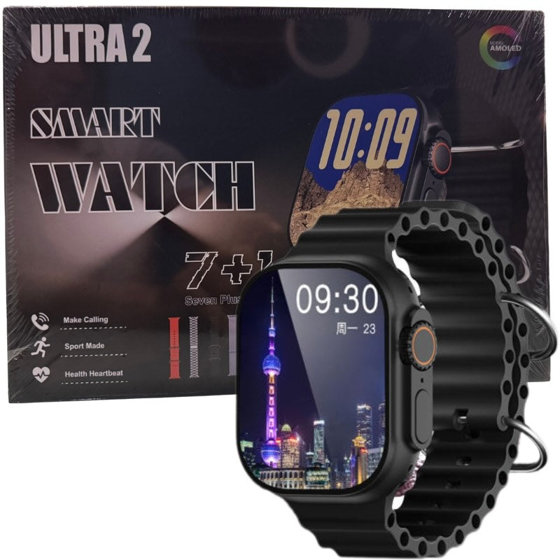 Ultra 2 Smartwatch with 7 Straps