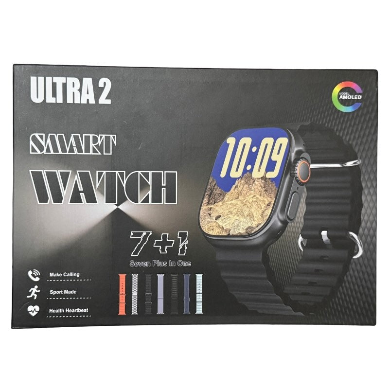 Ultra 2 Smartwatch with 7 Straps