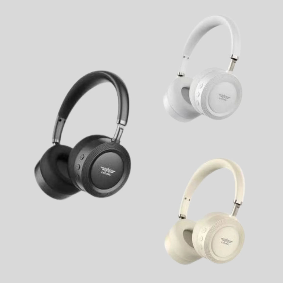 Lelisu LS-253 Wireless Blutooth Headphones | Deep Bass Over-Ear Comfortable Headset with Soft Cushion Earpads with Bilt In Microphone  & Type-C Fast Charging