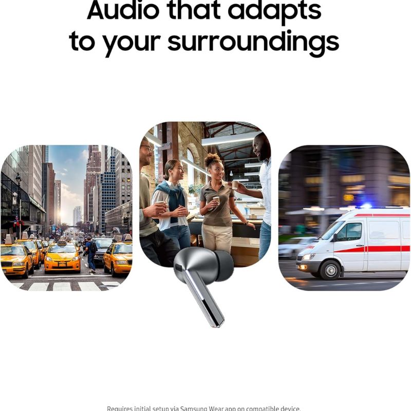 Samsung Galaxy Buds Airbuds 3 Pro Wireless Airbuds with Active Noise Cancellation Adaptive AI And Immersive Sound