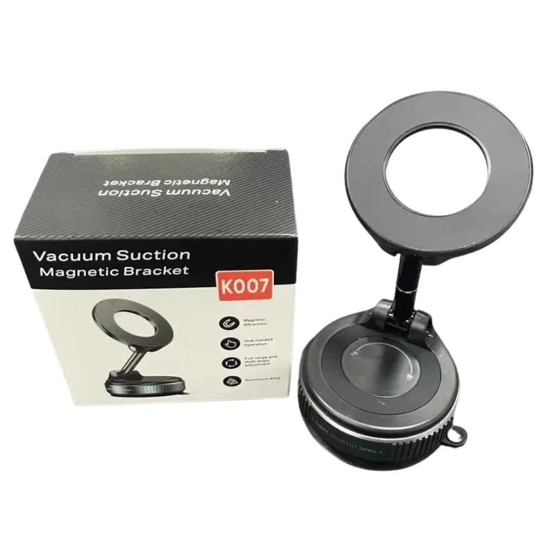 Foldable Magnetic Car Phone Holder Universal | 360° Rotating Suction Mount