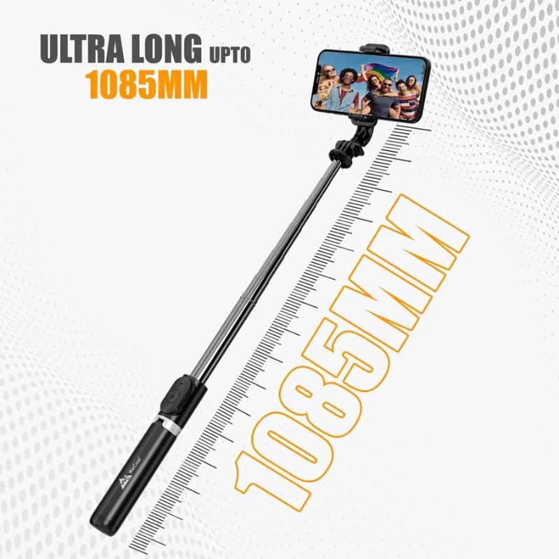 NeePho P170S | Mobile Stand |Selfie Stick | Tripod | Extendable , Bluetooth Remote, Universal Smartphone Mount | Durable Metal Build & Lightweight Design
