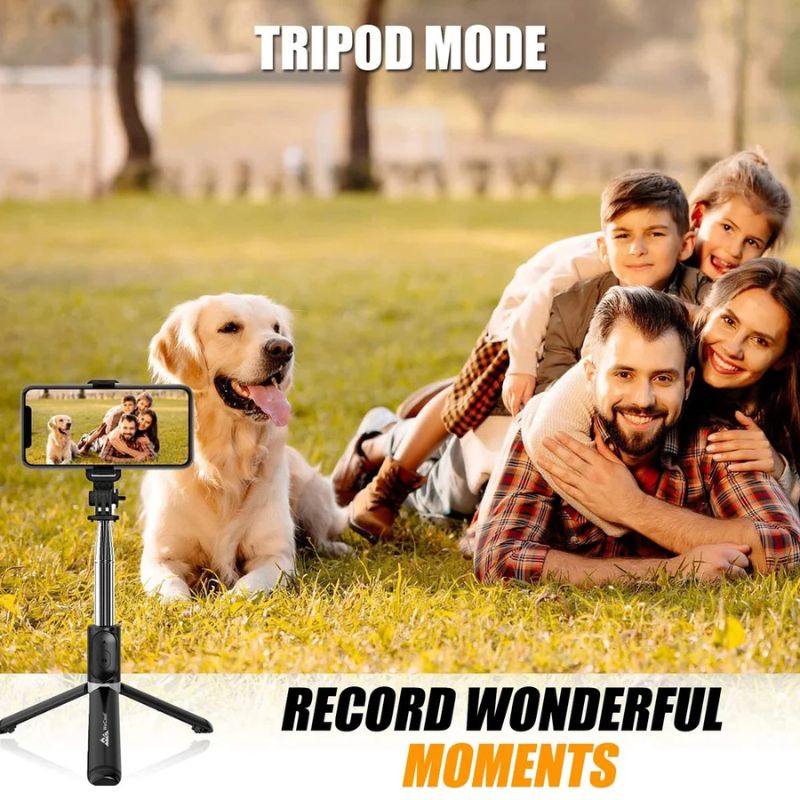 NeePho P170S | Mobile Stand |Selfie Stick | Tripod | Extendable , Bluetooth Remote, Universal Smartphone Mount | Durable Metal Build & Lightweight Design