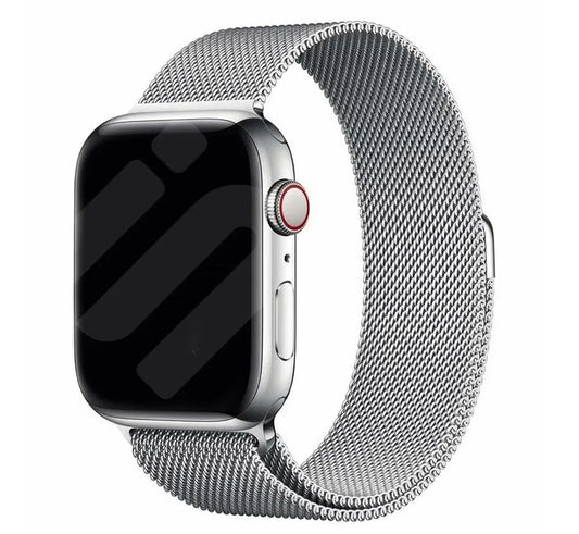 Apple Smart Watch Milanese Strap Silver
