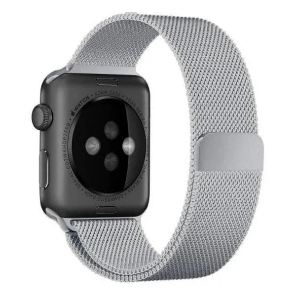Apple Smart Watch Milanese Strap Silver