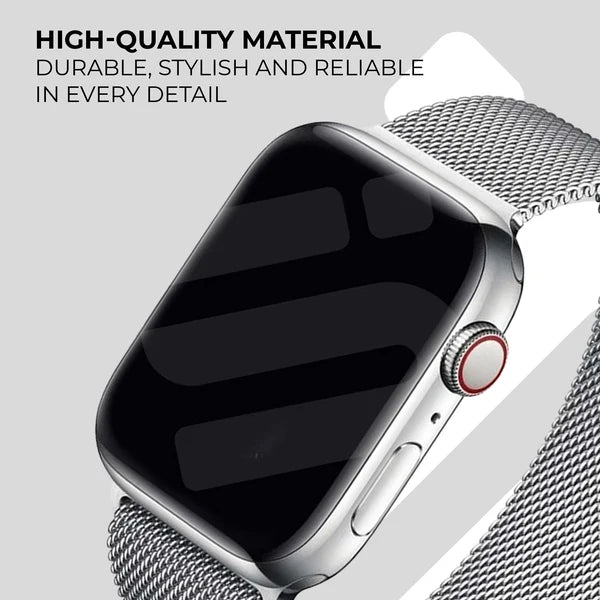 Apple Smart Watch Milanese Strap Silver