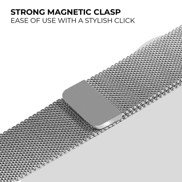 Apple Smart Watch Milanese Strap Silver